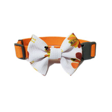 Load image into Gallery viewer, P.Y.T. PET_ Fall Halloween Thanksgiving Dog Collars, Collar décor,Detachable Embellishment,Pumpkin, Bat,Owl, Bow Tie, Holiday Home Accessory
