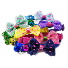 Load image into Gallery viewer, P.Y.T. PET BUY 1 GET 2 Personalized Cat, Small Dog Collars, Customized Embroidered Cat Collar with Name and Phone Number, ID Collar with Bell, Bow Tie