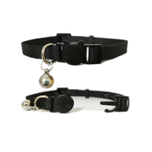 Load image into Gallery viewer, P.Y.T. Pet 1 Pack of 2_6 Colors Classic Solid Cat Collars - Adjustable Cat Collars with Breakaway Clasp and Bell