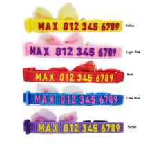 Load image into Gallery viewer, P.Y.T. PET BUY 1 GET 2 Personalized Cat, Small Dog Collars, Customized Embroidered Cat Collar with Name and Phone Number, ID Collar with Bell, Bow Tie
