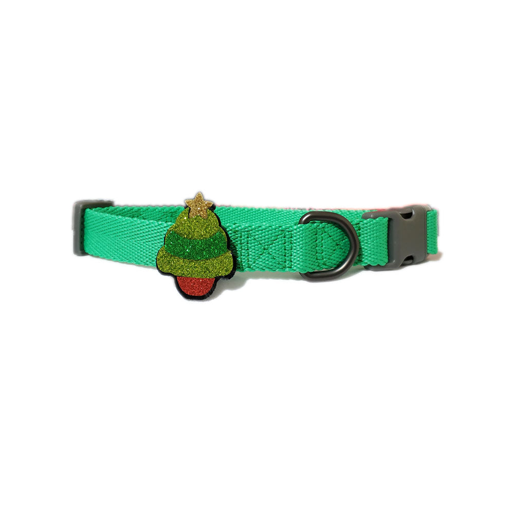 P.Y.T. PET Winter Christmas Dog Collars with Holiday D cor