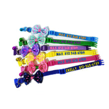 Load image into Gallery viewer, P.Y.T. PET BUY 1 GET 2 Personalized Cat, Small Dog Collars, Customized Embroidered Cat Collar with Name and Phone Number, ID Collar with Bell, Bow Tie