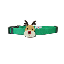 Load image into Gallery viewer, P.Y.T. PET_ Winter Christmas Dog Collars with Holiday Décor,Detachable Embellishment, Christmas Tree, Candy Bow Tie, Holiday Dog Collar Accessory