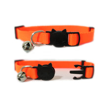 Load image into Gallery viewer, P.Y.T. Pet 1 Pack of 2_6 Colors Classic Solid Cat Collars - Adjustable Cat Collars with Breakaway Clasp and Bell