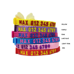 P.Y.T. PET BUY 1 GET 2 Personalized Cat, Small Dog Collars, Customized Embroidered Cat Collar with Name and Phone Number, ID Collar with Bell, Bow Tie