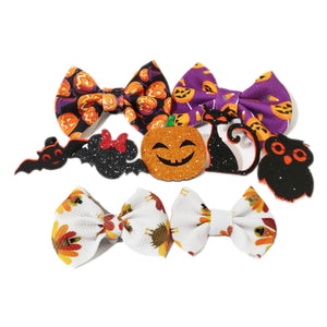 P.Y.T. Pet Fall Halloween Thanksgiving Collar décor, Detachable Embellishment, Pumpkin, Bat,Owl, Bow Tie, Holiday Home Accessory